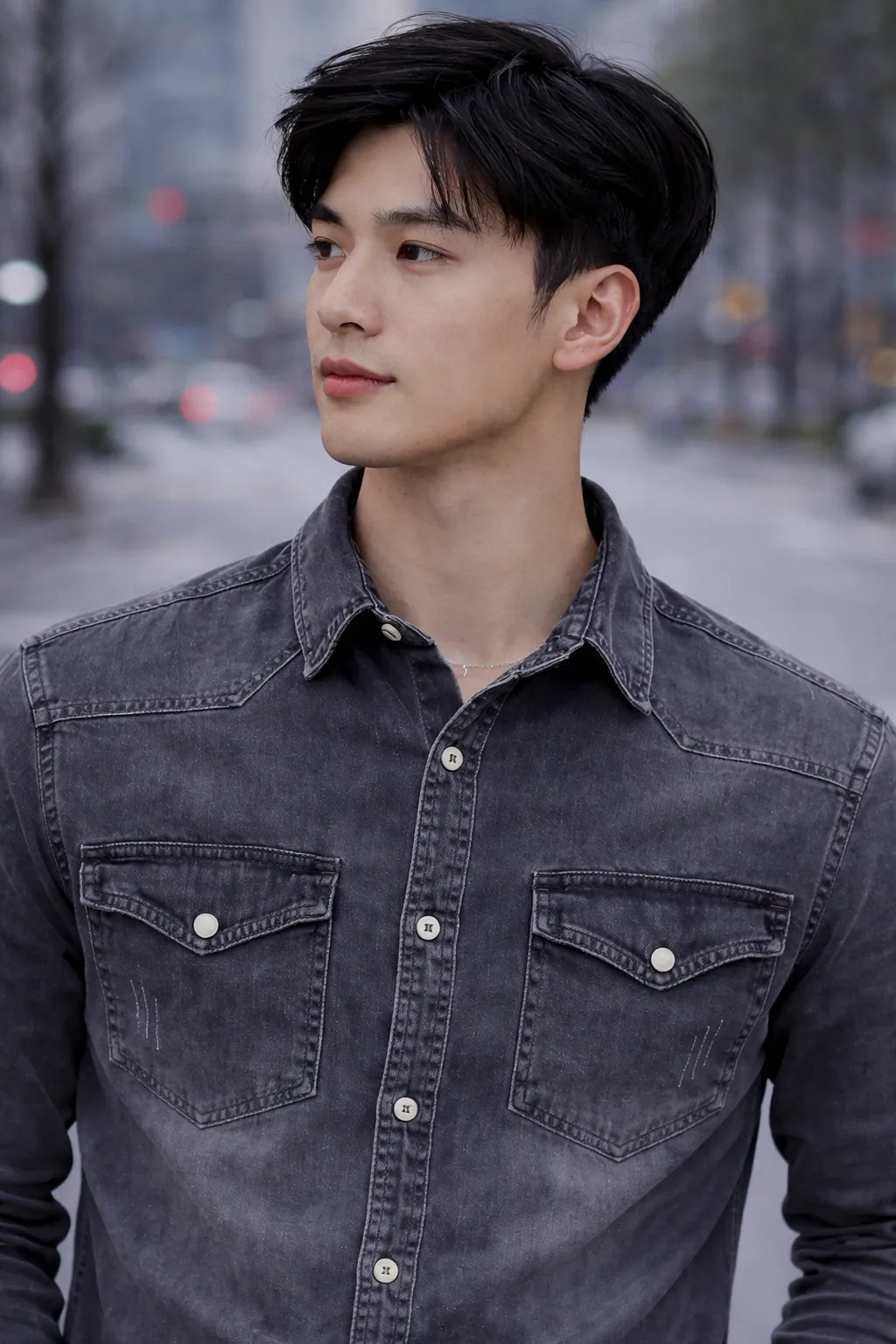 Barronz Denim Double Pocket Shirt