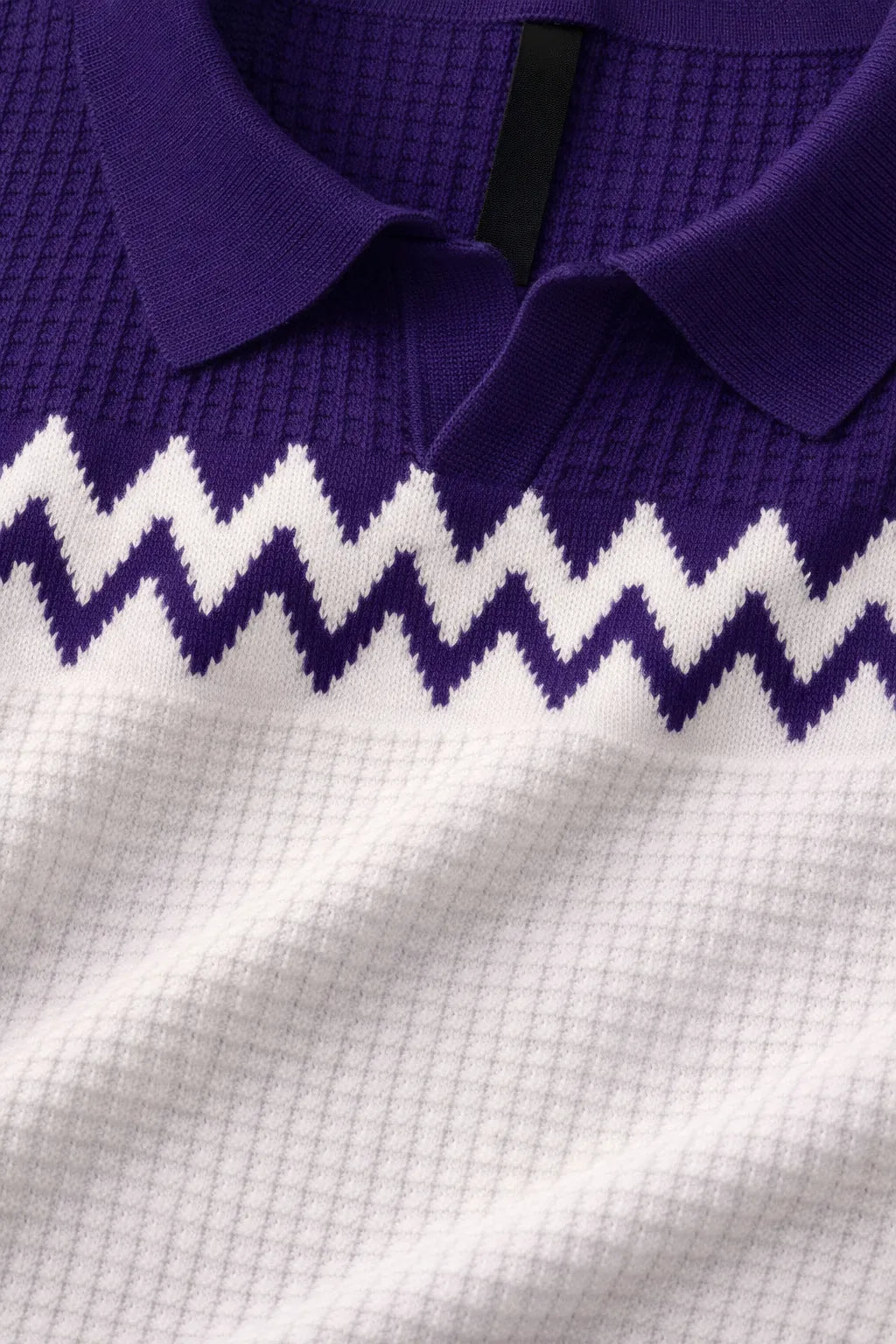 Half Sleeve Strip Polo T-Shirt