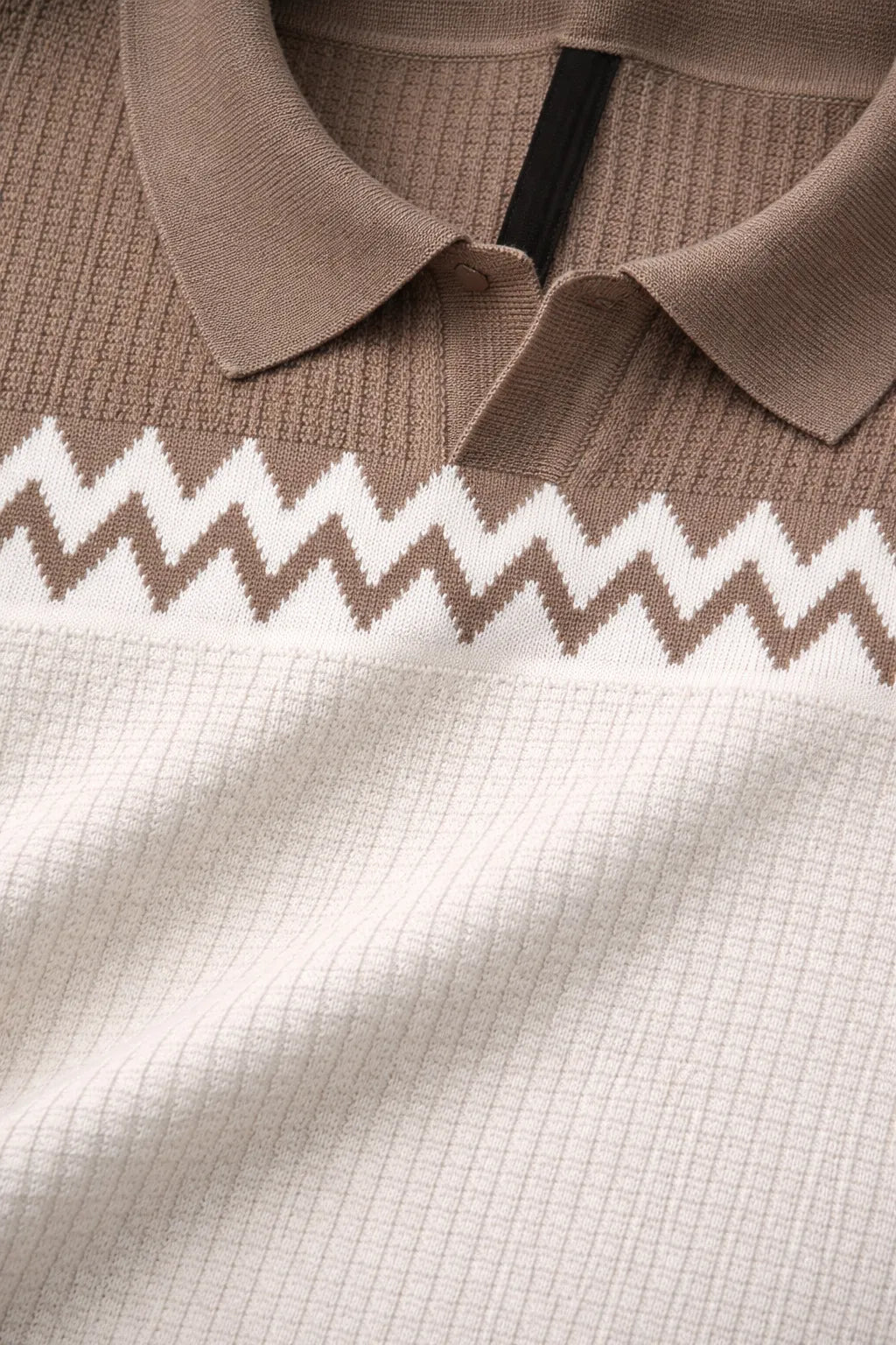 Half Sleeve Strip Polo T-Shirt