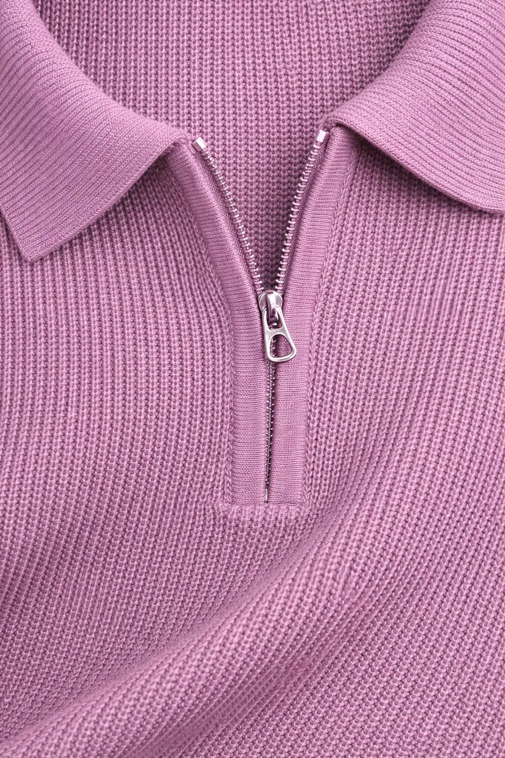 BARRONZ STRIPPED FULL SLEEVE T-SHIRT WITH COLLAR