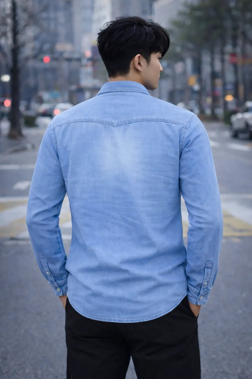 Barronz Denim Double Pocket Shirt