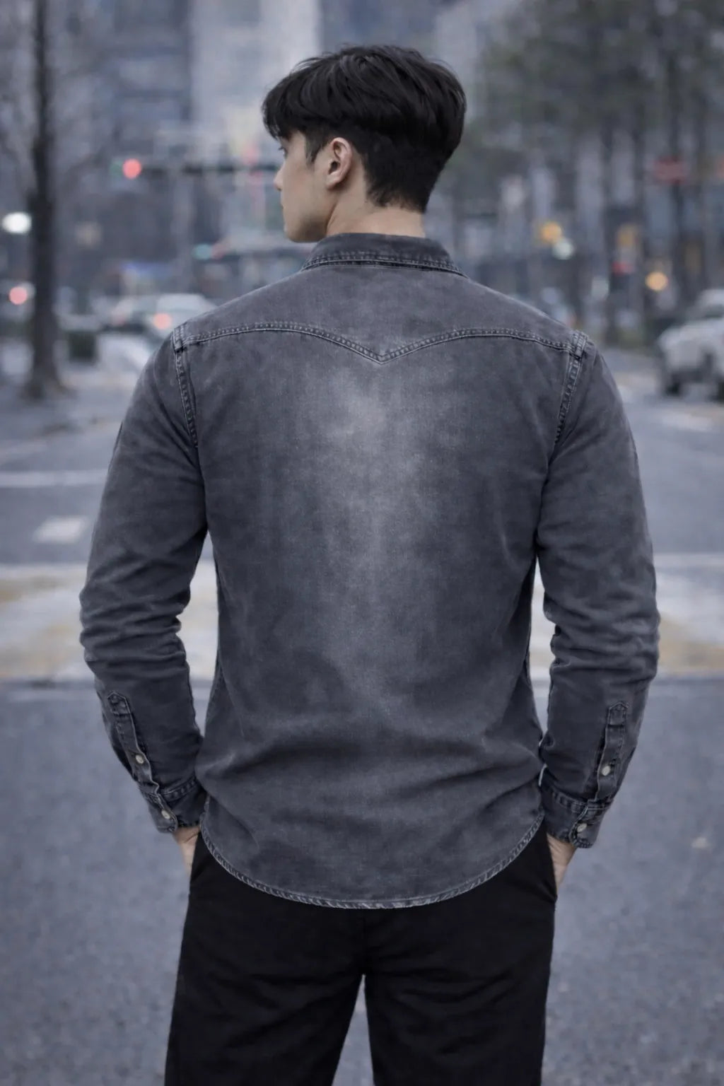 Barronz Denim Double Pocket Shirt