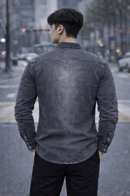 Barronz Denim Double Pocket Shirt