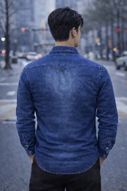 Barronz Denim Double Pocket Shirt