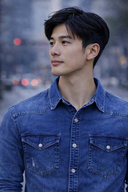 Barronz Denim Double Pocket Shirt