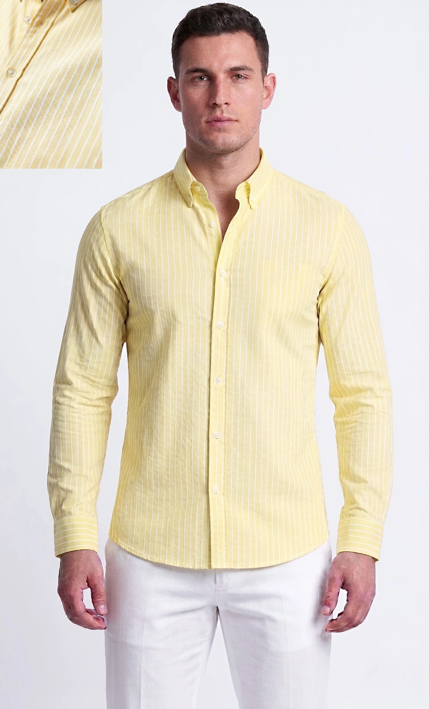 Striped Oxford Shirt – Italian Fit | Premium Cotton Comfort