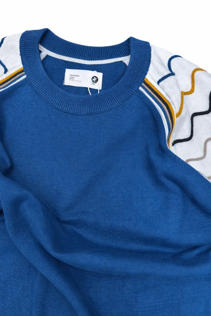 Multicolor Regular Fit Full Sleeve T-Shirt